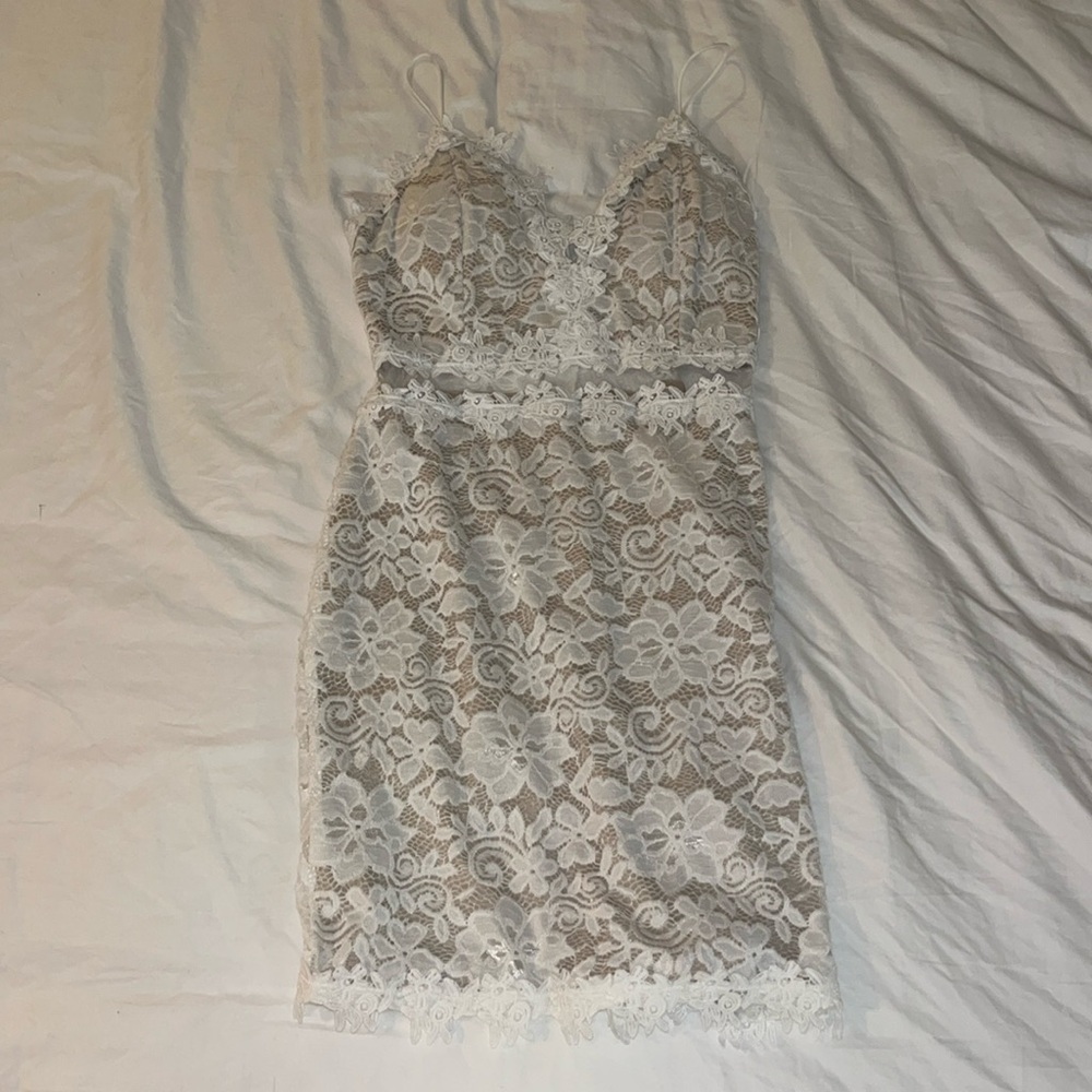Bridal mini dress